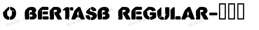 O BertaSB Regular字体转换